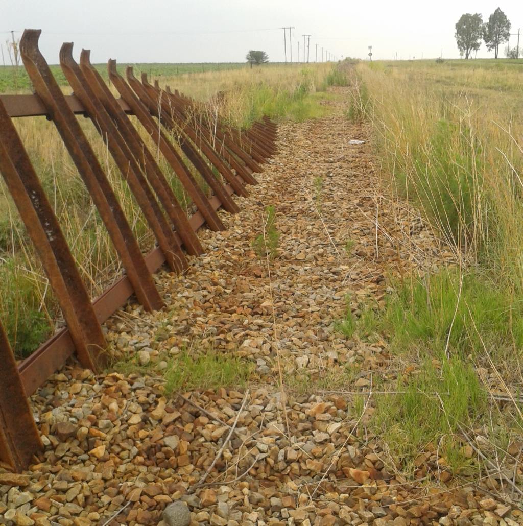 overturned rails